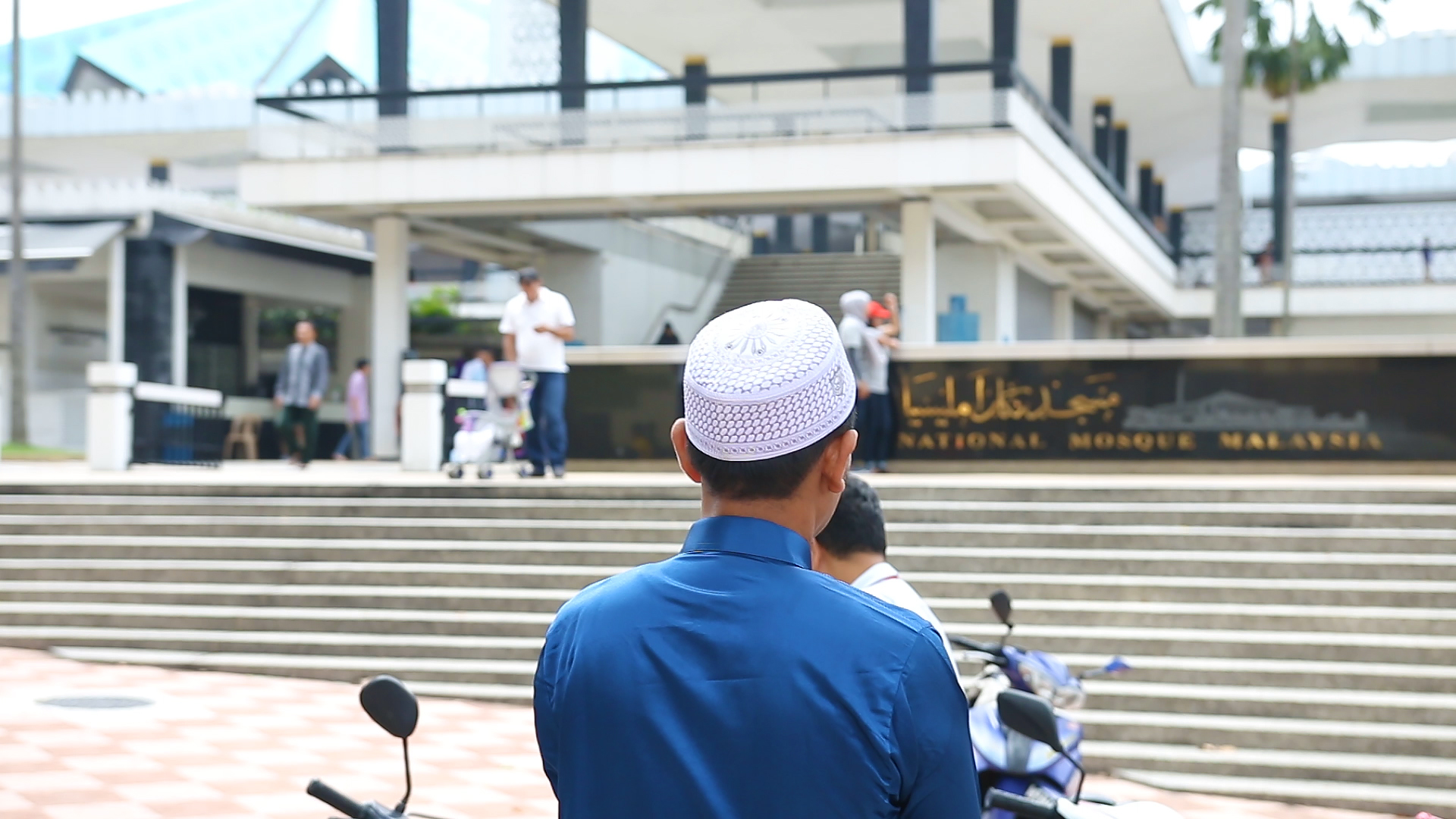 musulman, mosquée nationale de la Malaisie, Masjid Negara, Kuala Lumpur