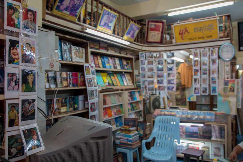 librairie, yangon, myanmar