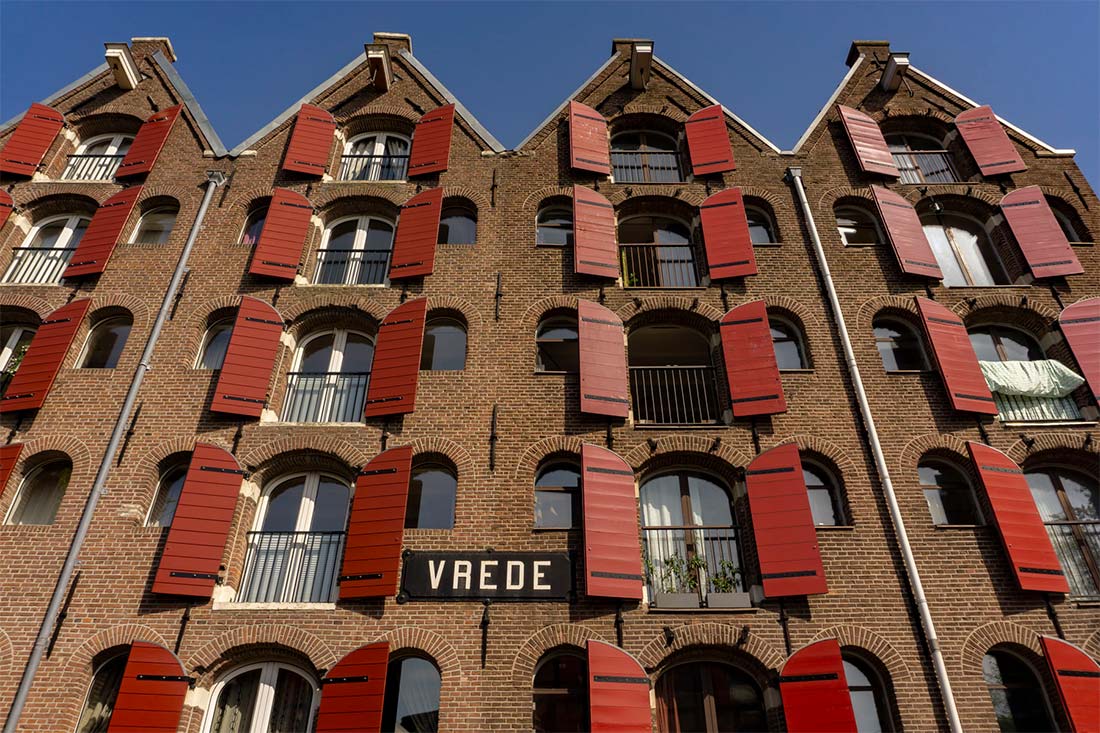 Amsterdam, Jordaan, architecture typique