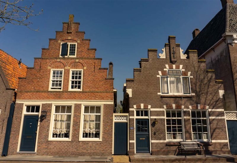 pignon à échelons, architecture Amsterdam, Edam, Waterland
